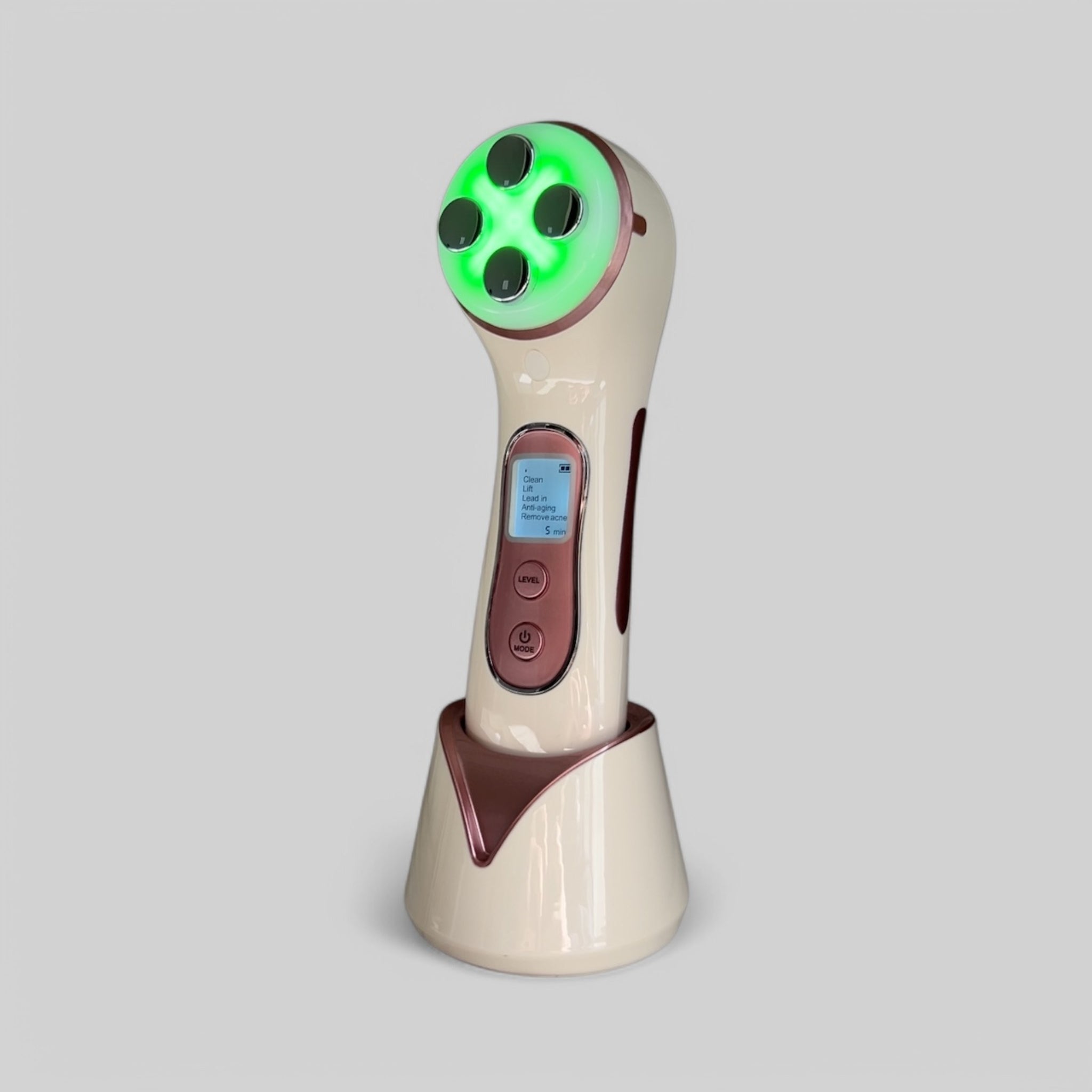 Lucce Bee Green Light Therapy Facial Device – Skincare Tool That Rejuvenates Skin and Evens Out Skin Tone for a Radiant Complexion