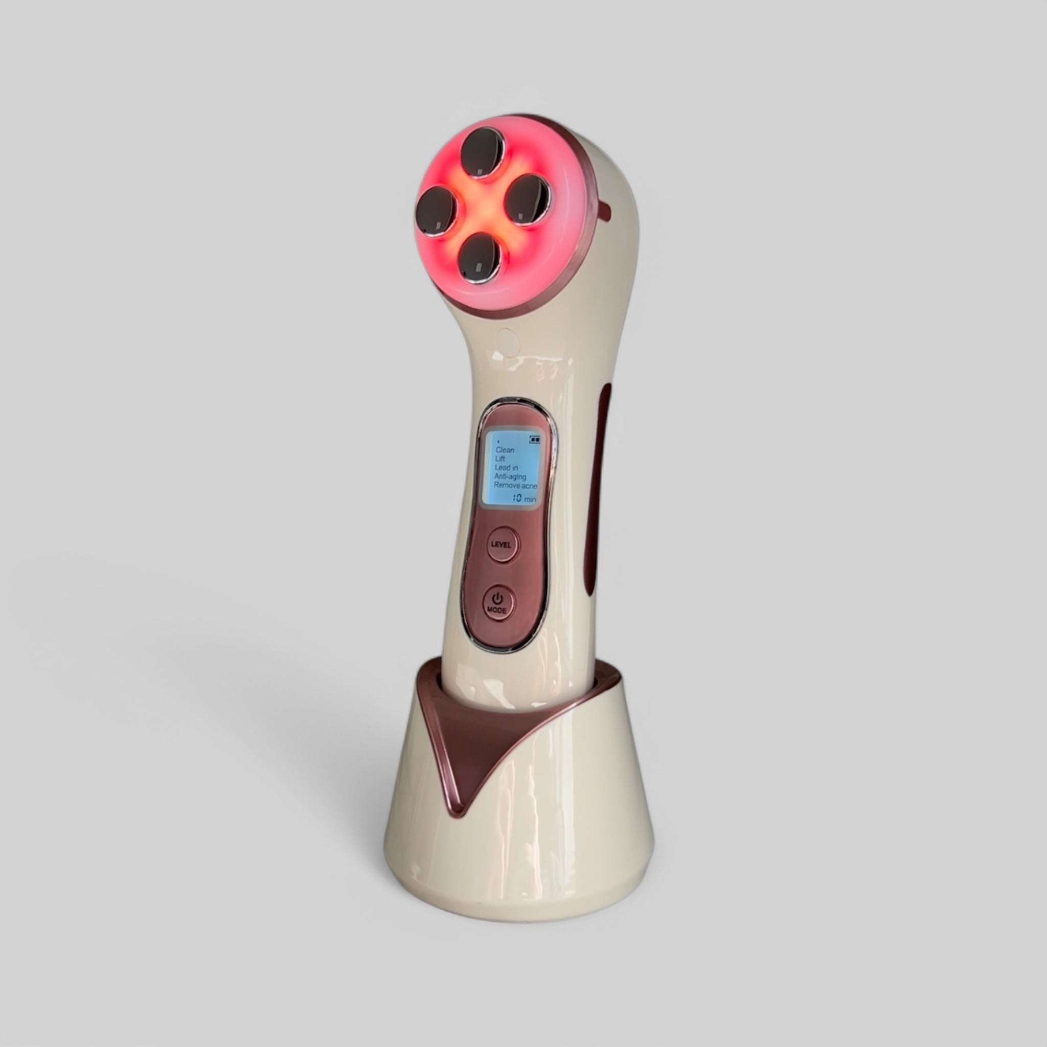 Lucce Bee Red Light Therapy Skincare Device – Anti-Aging Facial Tool that Stimulates Collagen Production and Reduces Wrinkles for Firmer, Youthful Skin
