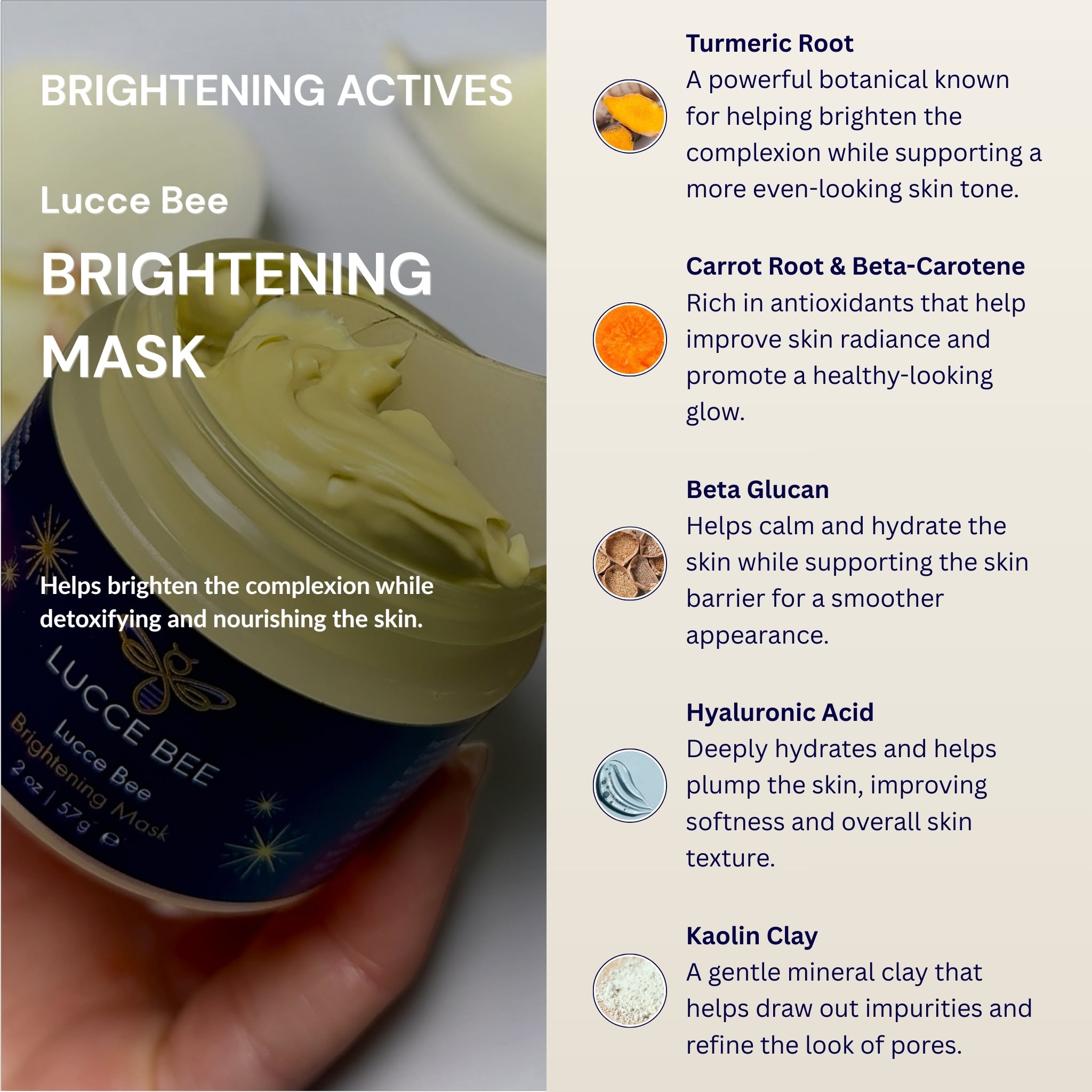 Brightening Mask - Lucce Bee