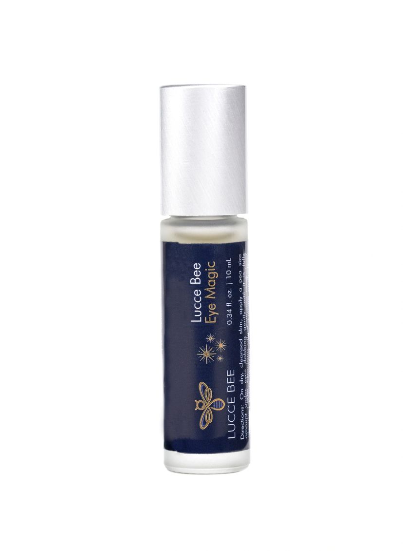 Lucce Bee Eye Magic – Brightening and De-Puffing Eye Serum with Cooling Rollerball Applicator for Fine Lines and Dark Circles (10 ml)